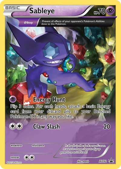 Sableye XY Promos #XY92