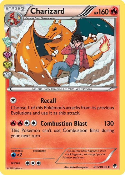 Charizard #RC5 Generations: Radiant Collection