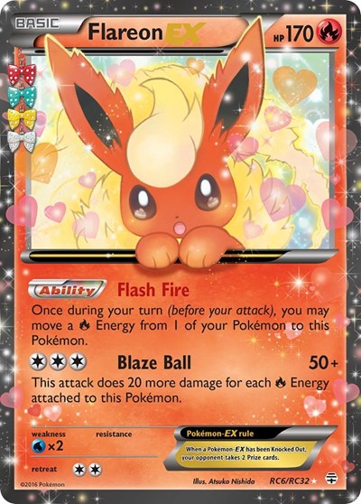 Flareon EX #RC6 Generations: Radiant Collection