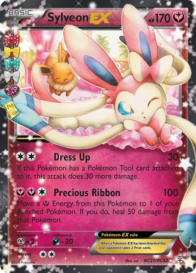 Sylveon EX #RC21 Generations: Radiant Collection