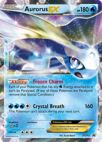 Aurorus EX #XY102 XY Promos
