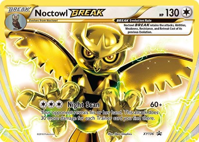Noctowl BREAK #XY136 XY Promos