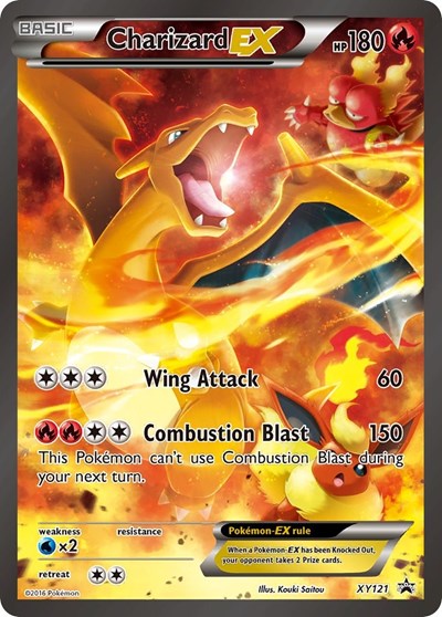 Charizard EX #XY121 XY Promos