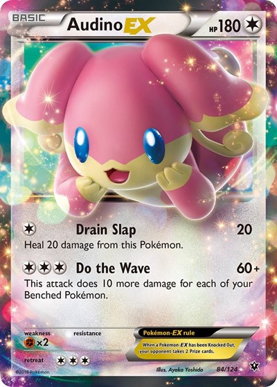 Audino EX #84 XY - Fates Collide