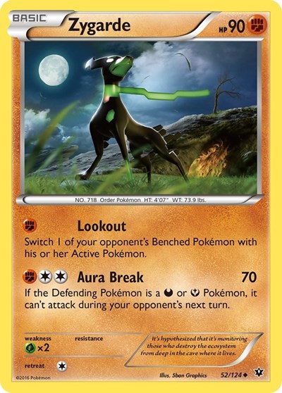 Zygarde #52 XY - Fates Collide
