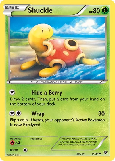 Shuckle #1 XY - Fates Collide