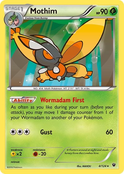 Mothim #4 XY - Fates Collide
