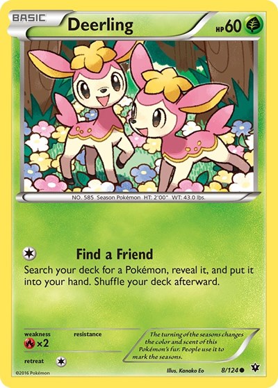 Deerling #8 XY - Fates Collide