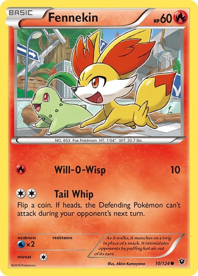 Fennekin #10 XY - Fates Collide
