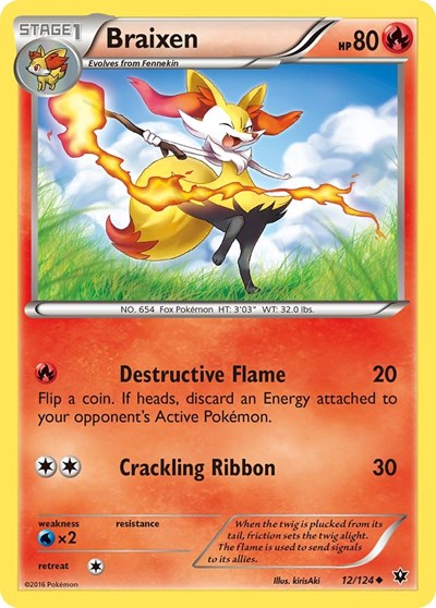 Braixen #12 XY - Fates Collide