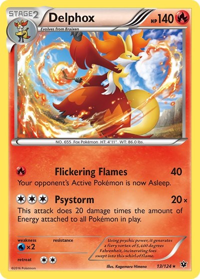 Delphox #13 XY - Fates Collide
