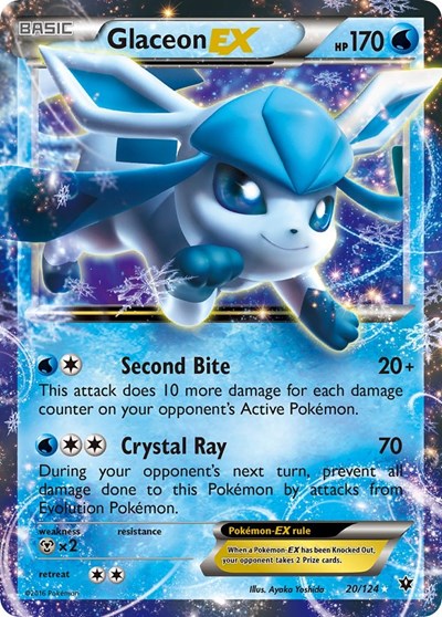 Glaceon EX #20 XY - Fates Collide