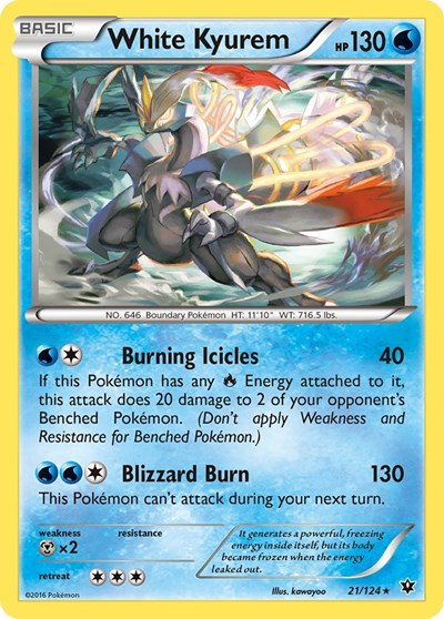 White Kyurem #21 XY - Fates Collide