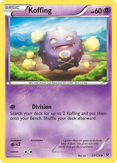 Koffing #27 XY - Fates Collide