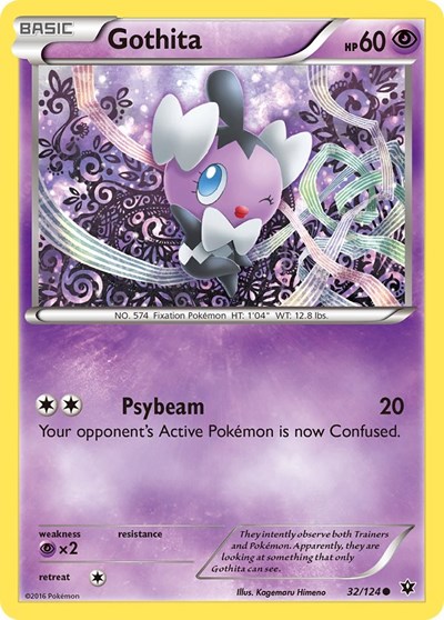 Gothita #32 XY - Fates Collide