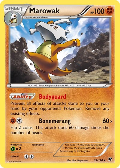 Marowak #37 XY - Fates Collide