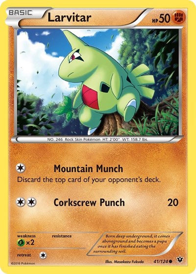 Larvitar #41 XY - Fates Collide