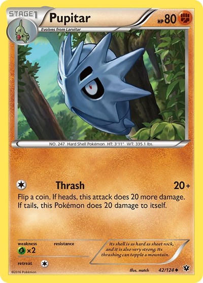 Pupitar #42 XY - Fates Collide