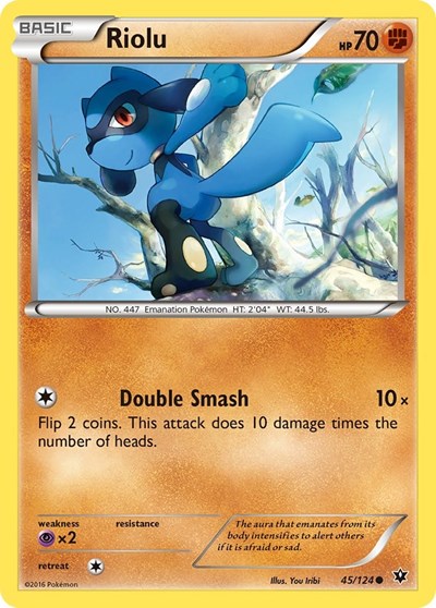 Riolu #45 XY - Fates Collide