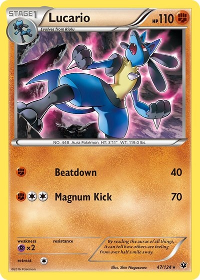 Lucario #47 XY - Fates Collide