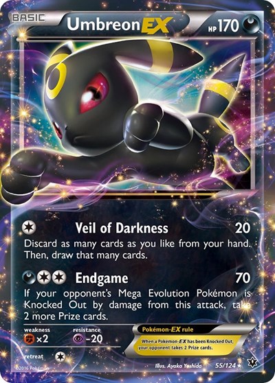 Umbreon EX #55 XY - Fates Collide