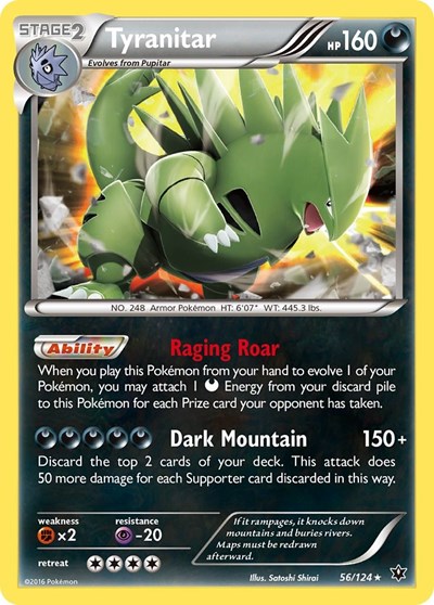 Tyranitar #56 XY - Fates Collide