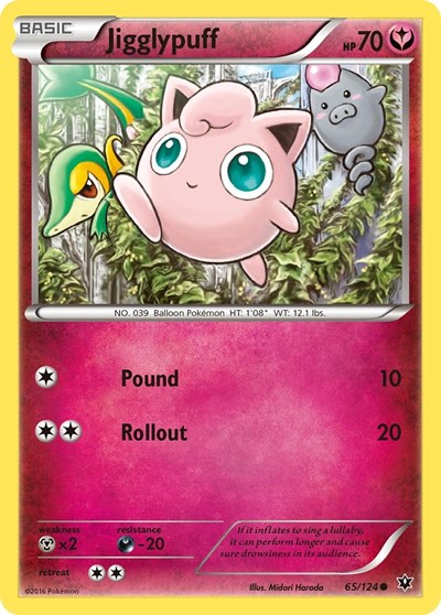 Jigglypuff #65 XY - Fates Collide