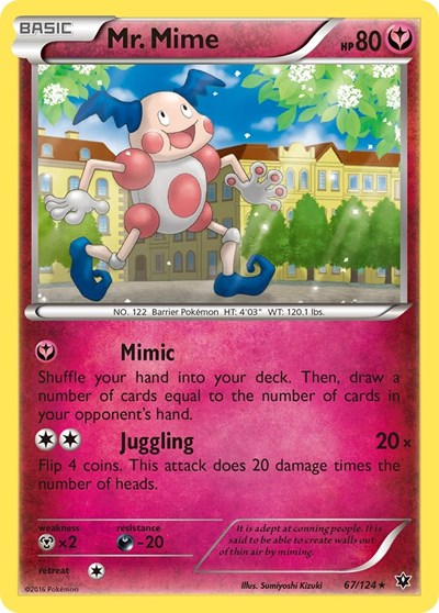 Mr. Mime #67 XY - Fates Collide