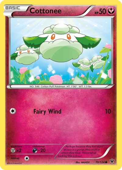 Cottonee #70 XY - Fates Collide