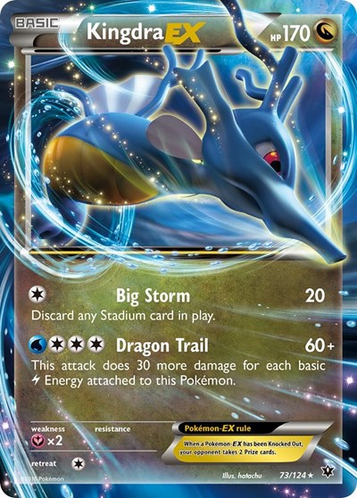 Kingdra EX #73 XY - Fates Collide
