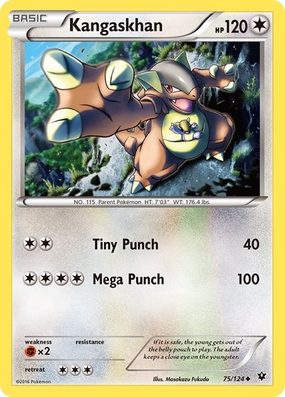 Kangaskhan #75 XY - Fates Collide