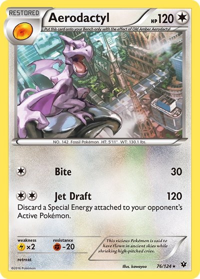 Aerodactyl #76 XY - Fates Collide
