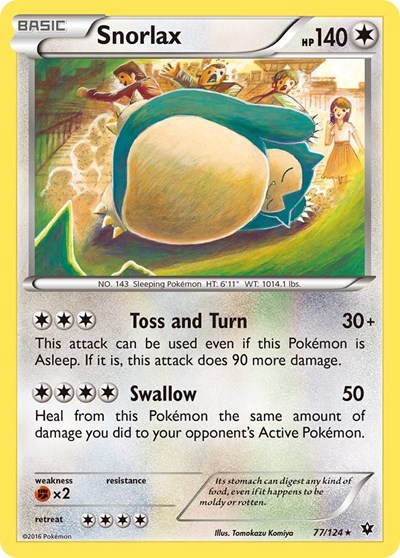 Snorlax #77 XY - Fates Collide