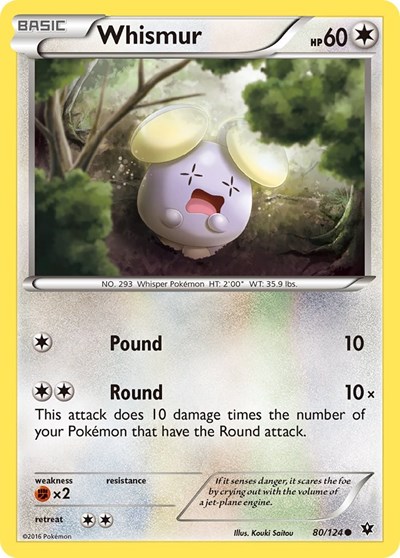 Whismur #80 XY - Fates Collide