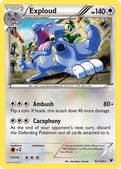 Exploud #82 XY - Fates Collide