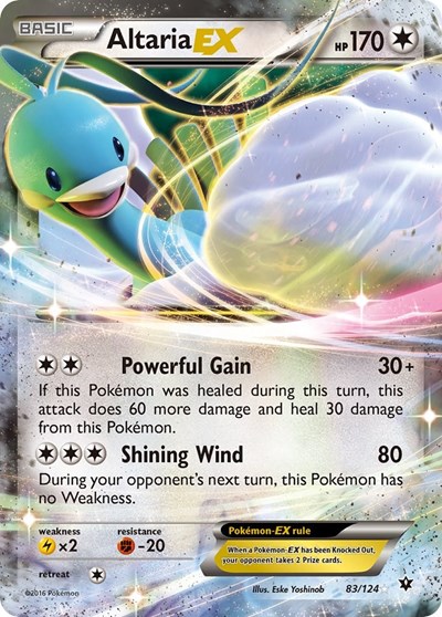 Altaria EX #83 XY - Fates Collide