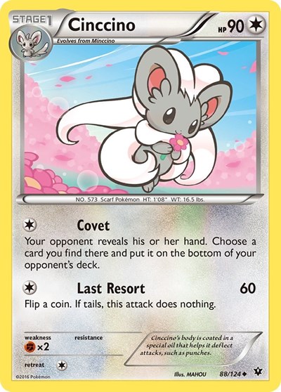 Cinccino #88 XY - Fates Collide