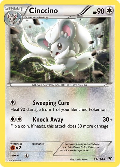 Cinccino #89 XY - Fates Collide
