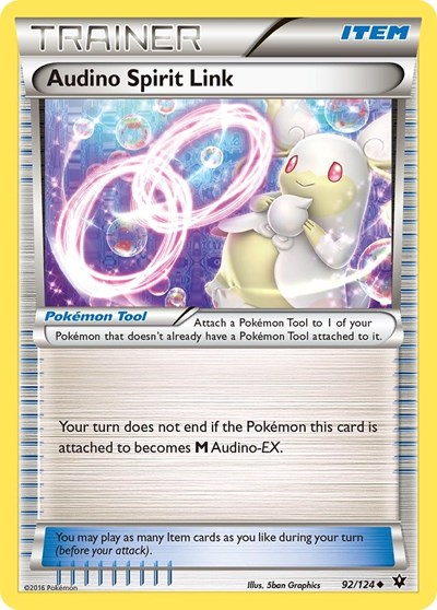 Audino Spirit Link #92 XY - Fates Collide