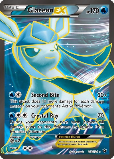 Glaceon EX #116 XY - Fates Collide