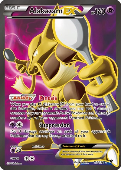 Alakazam EX #117 XY - Fates Collide