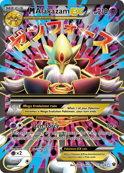 M Alakazam EX #118 XY - Fates Collide