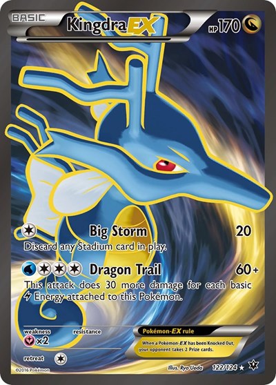 Kingdra EX #122 XY - Fates Collide