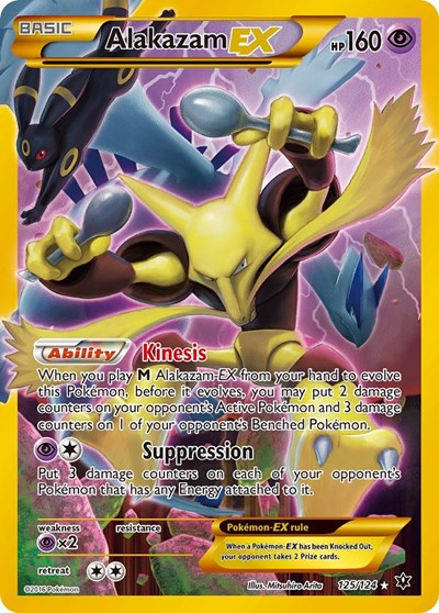 Alakazam EX #125 XY - Fates Collide