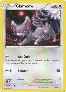 Glameow #27 XY Trainer Kit: Pikachu Libre & Suicune