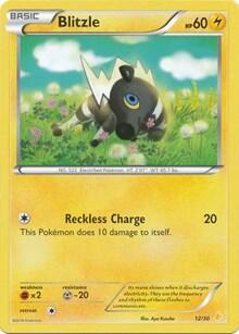 Blitzle XY Trainer Kit: Pikachu Libre & Suicune #12
