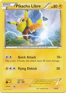 Pikachu Libre #14 XY Trainer Kit: Pikachu Libre & Suicune