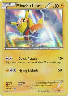 Pikachu Libre #30 XY Trainer Kit: Pikachu Libre & Suicune