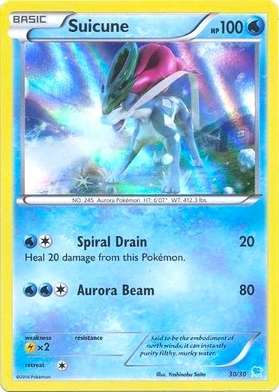 Suicune XY Trainer Kit: Pikachu Libre & Suicune #30