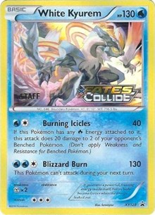 White Kyurem - XY128 (Prerelease) [Staff] #XY128 XY Promos